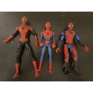 Lot Of 3 Spider-Man Action Figures 2008